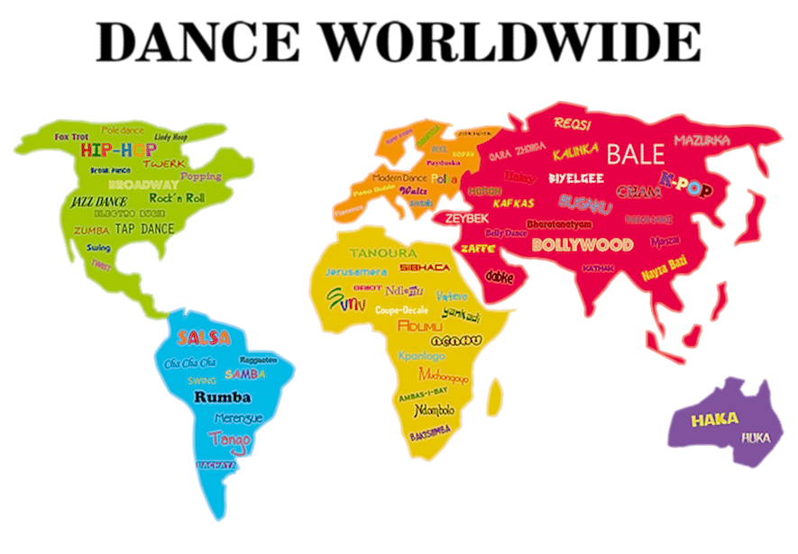 Dance World Map